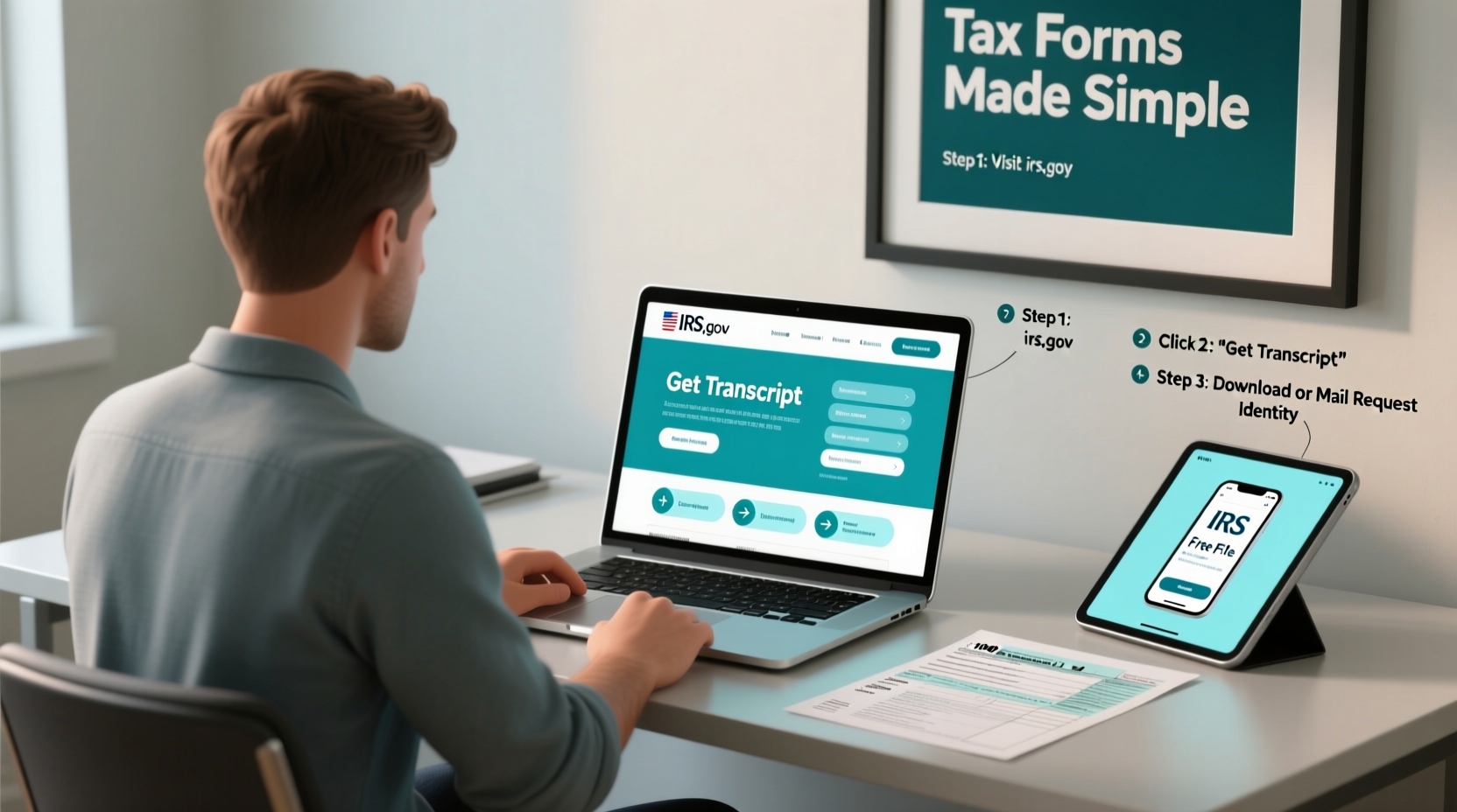 how to easily obtain your tax forms from the irs a step by step guide