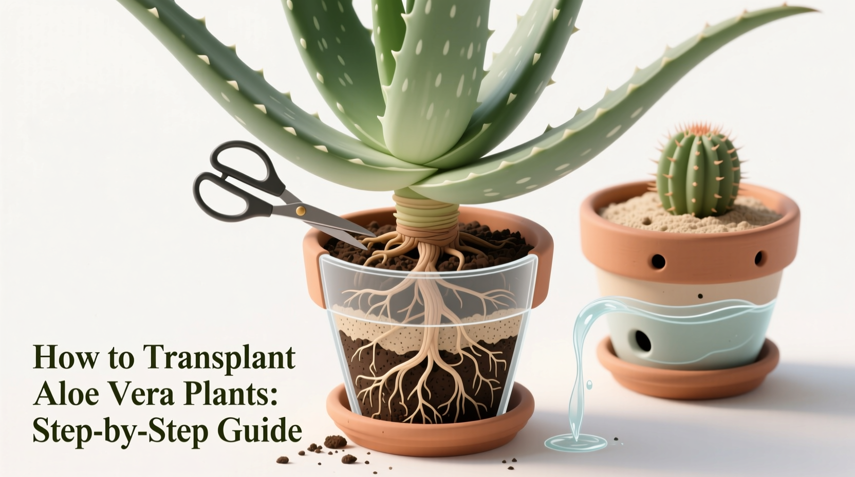 how do you transplant aloe vera plants