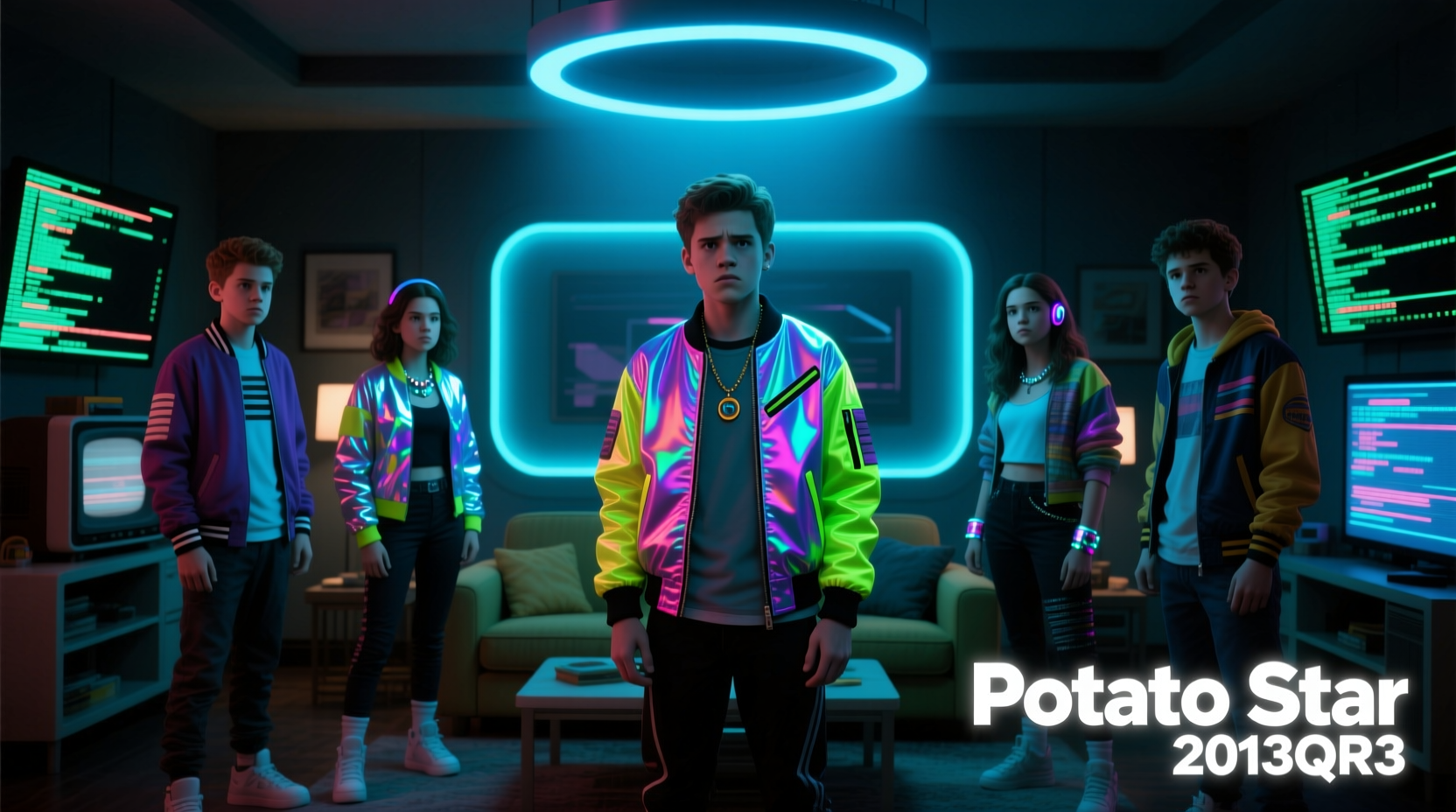 Cast members from Potato Star 2013QR3 drama series