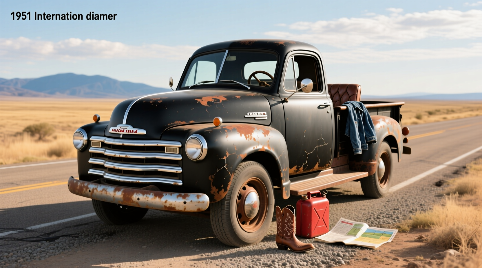 1951 International Harvester L-110 pickup truck in original condition