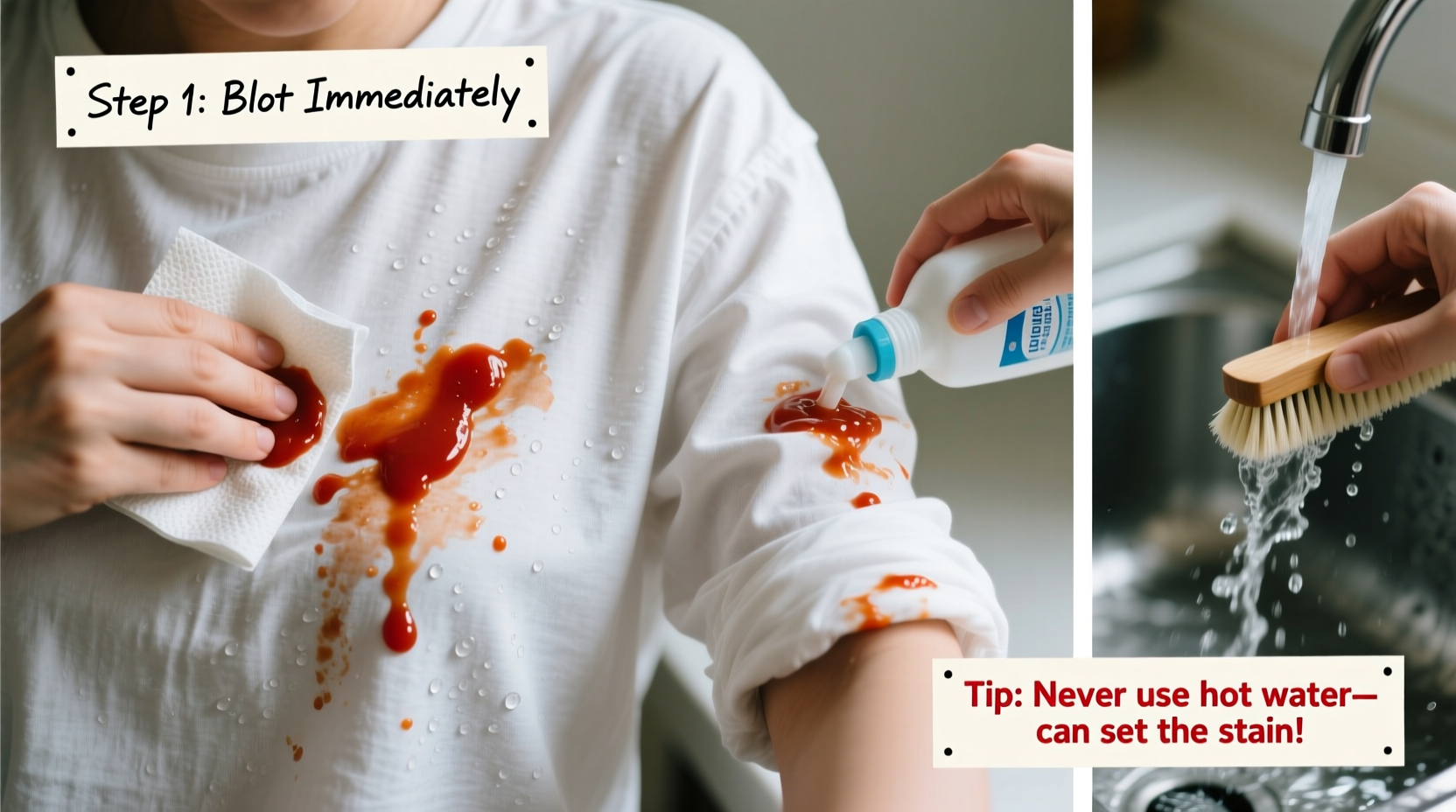 How to Remove Tomato Sauce Stains From Clothes: 5 Proven Methods