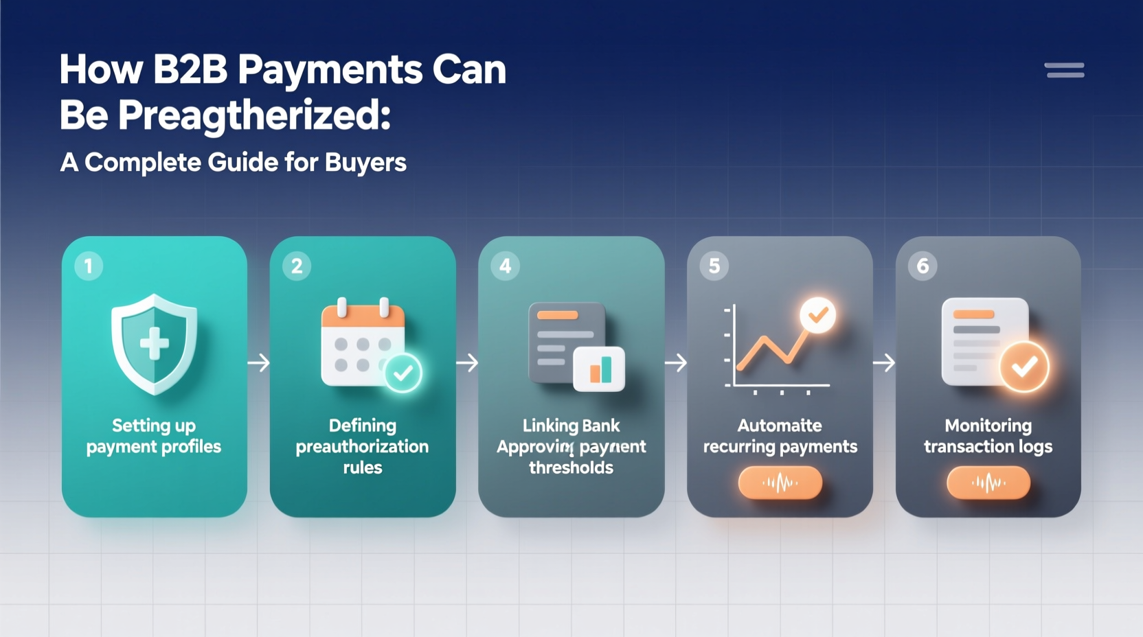 how b2b payments can be preauthorized