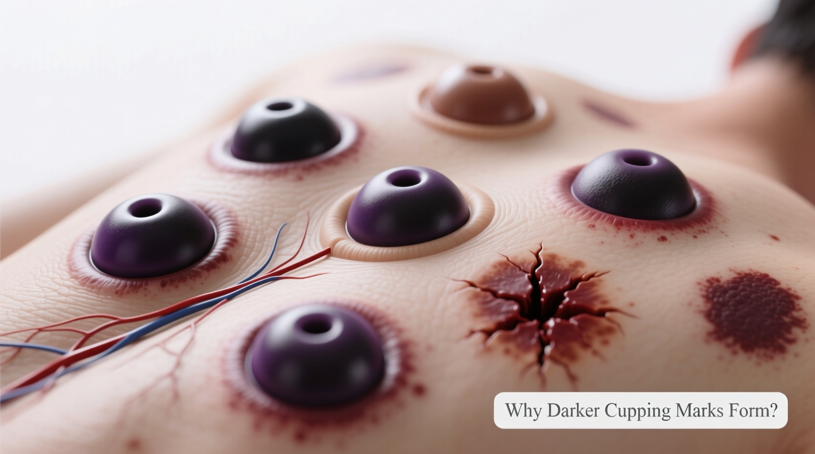cupping marks why some circles are darker than others