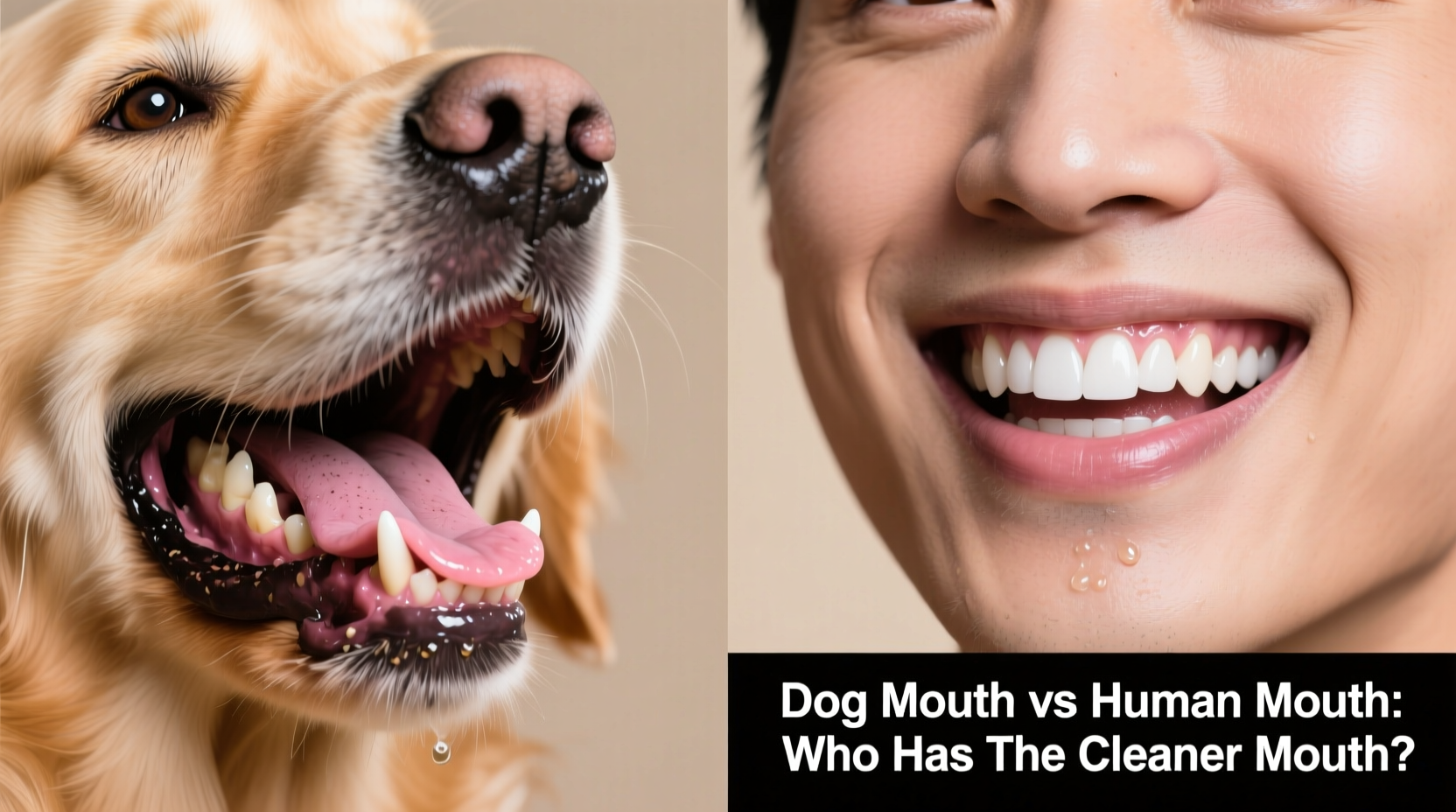 dog mouths vs human mouths who has the cleaner mouth