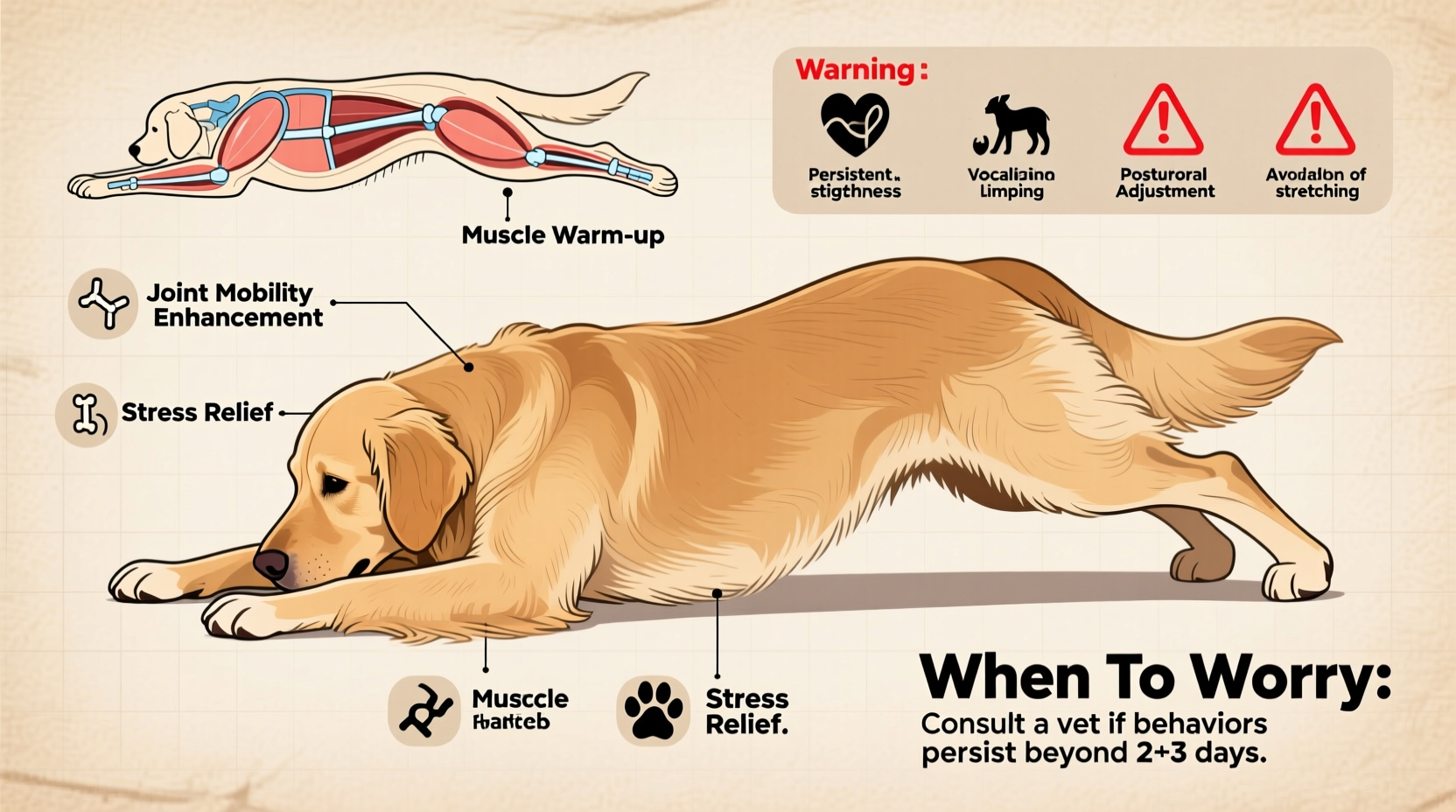 dog bowing stretching reasons and when to worry