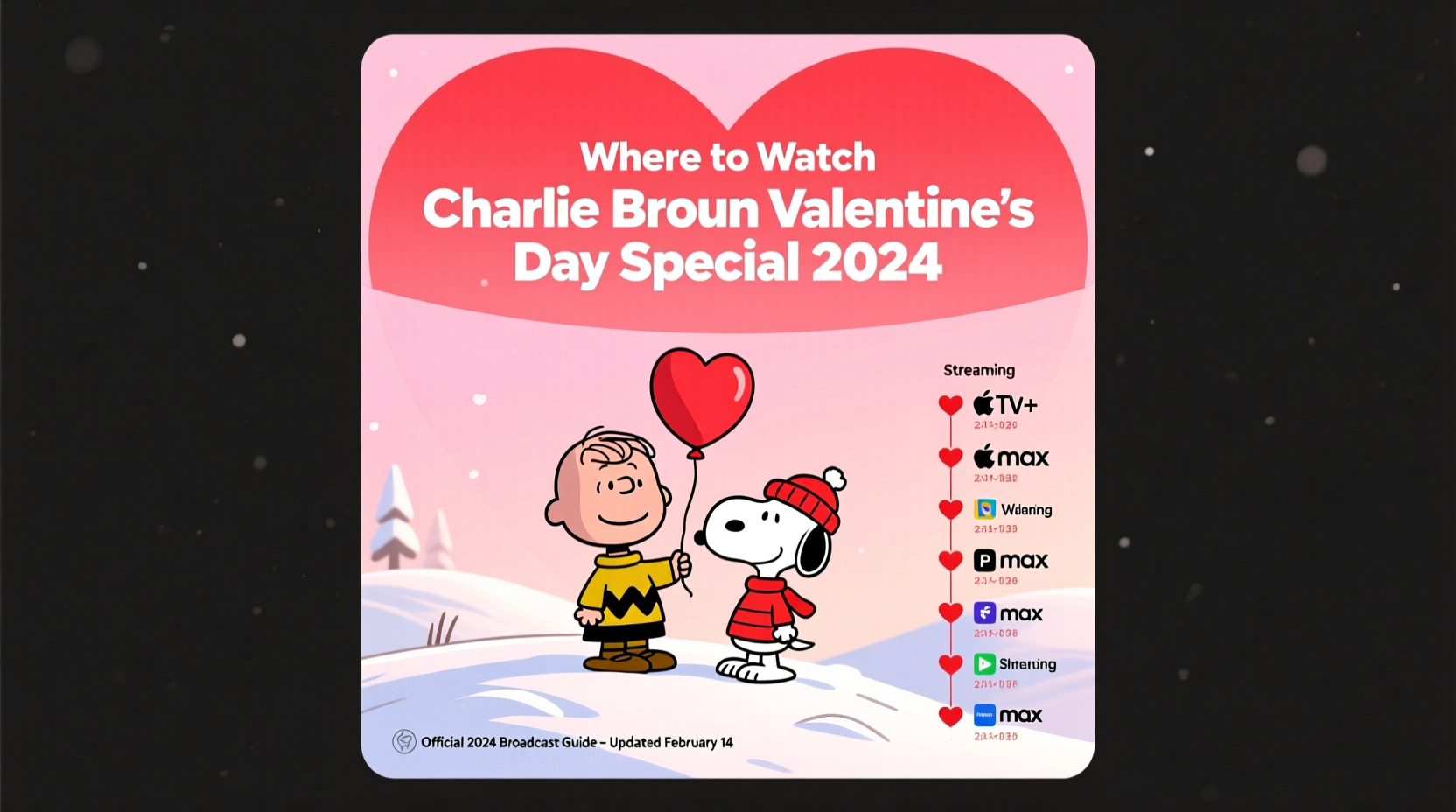 where can i watch charlie brown valentines day