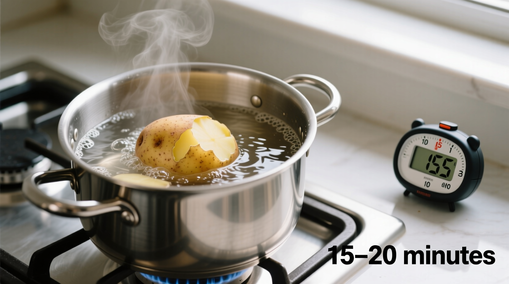 how long to boil a potato
