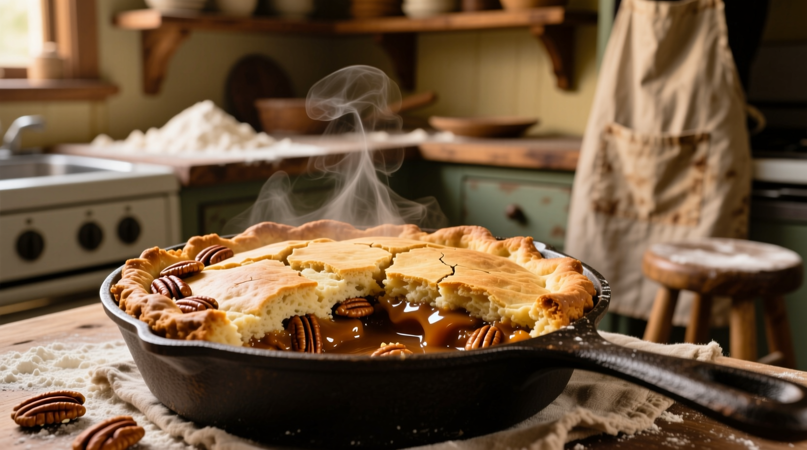 pecan pie dump cake
