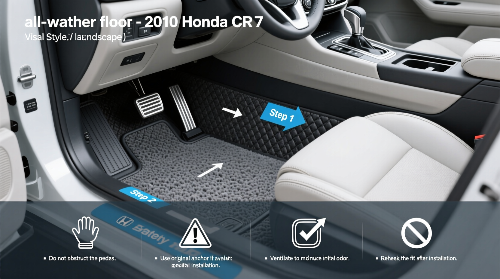 How to Choose All Weather Floor Mats 2010 Honda CRV