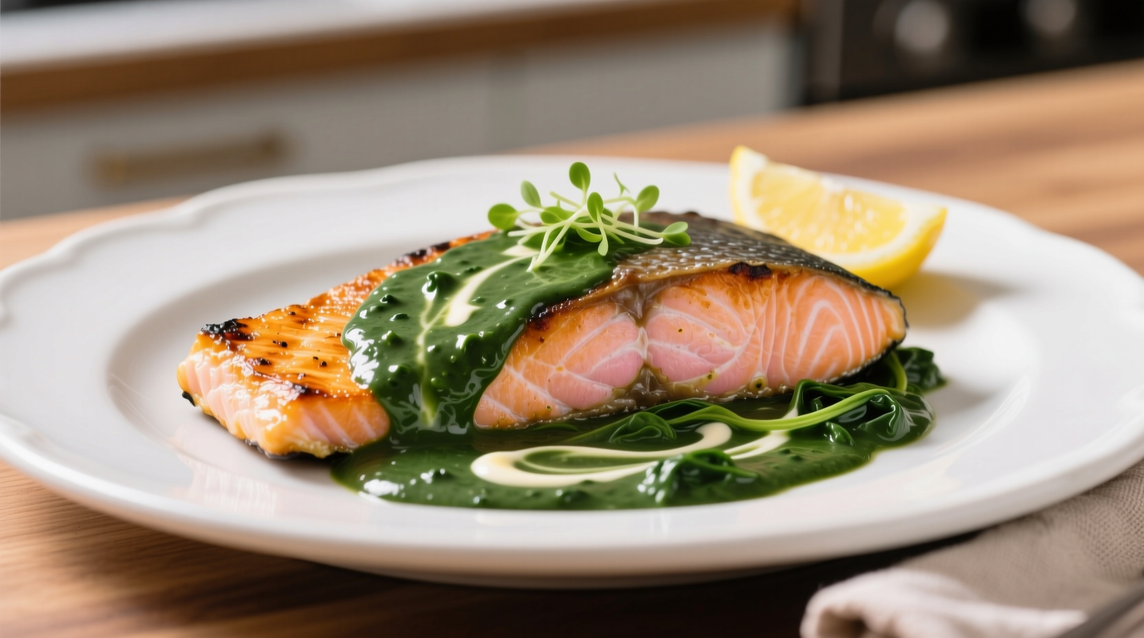 Perfect Salmon with Spinach Cream Sauce Recipe: Chef's Guide
