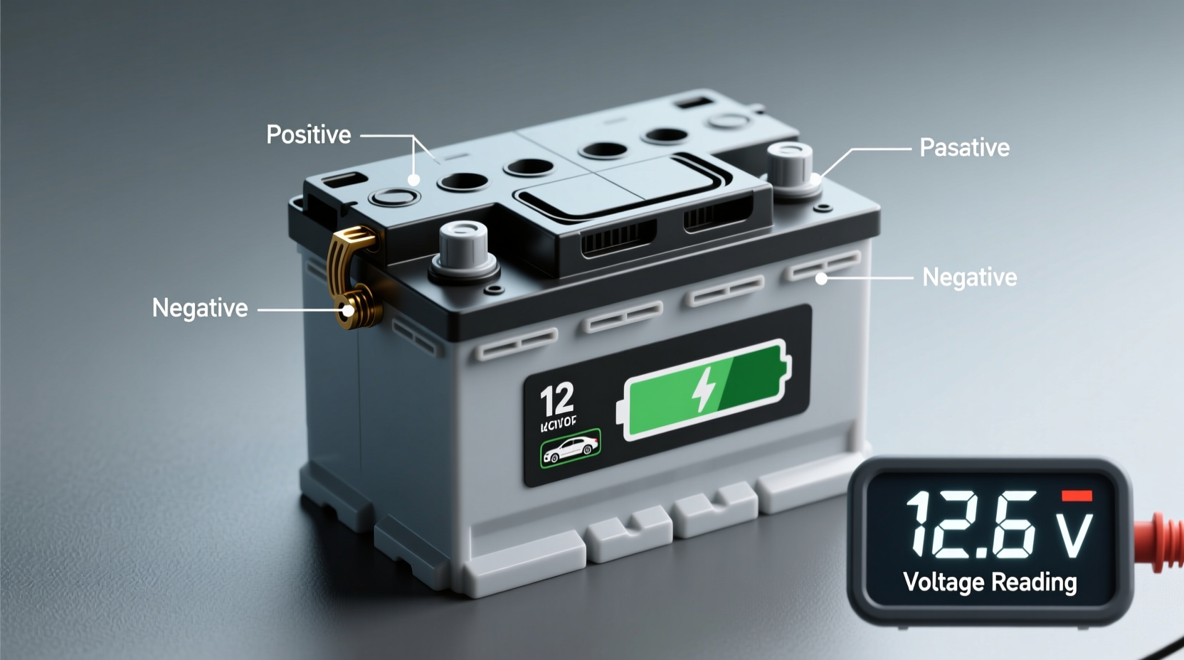 how many volts fully charged car battery