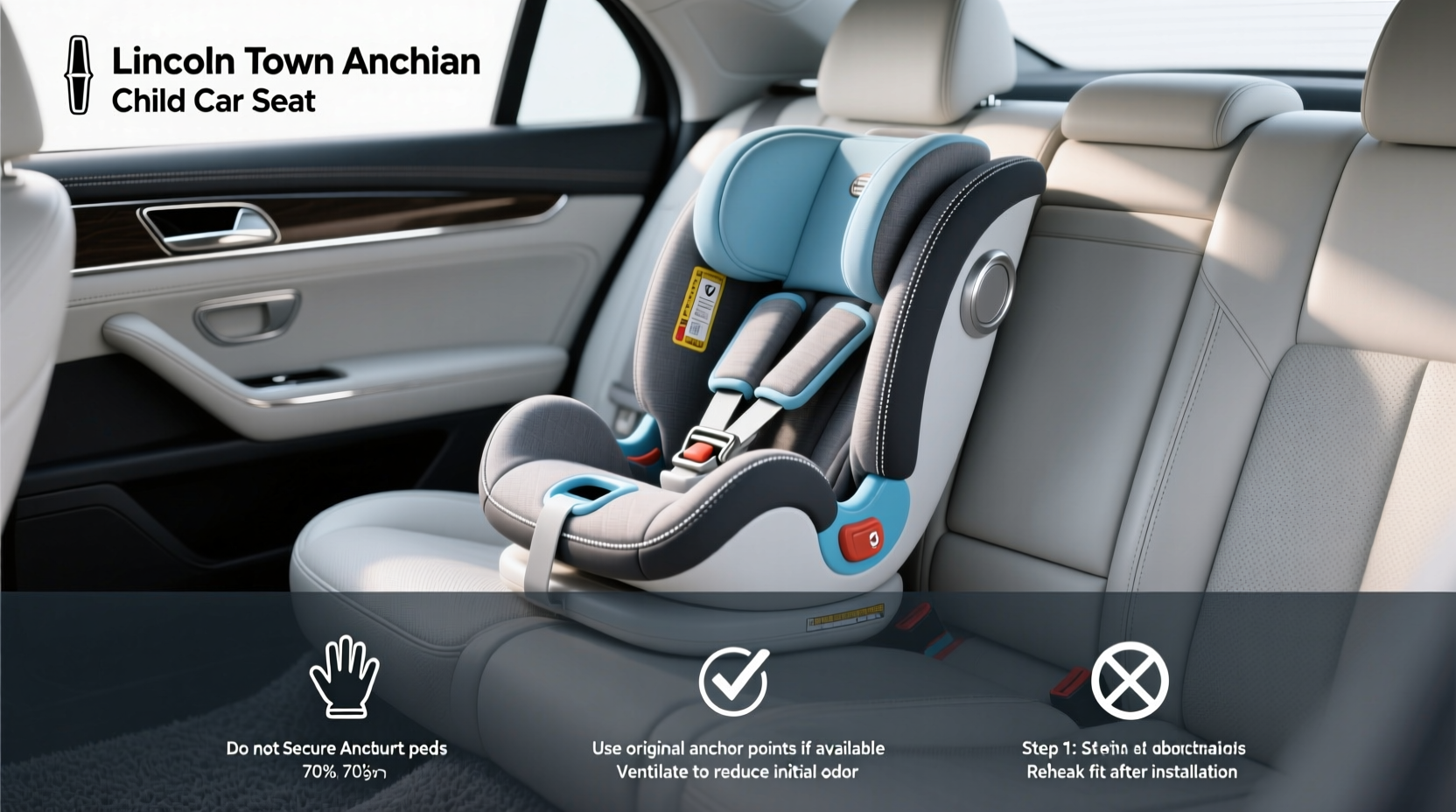 lincoln town car child car seat