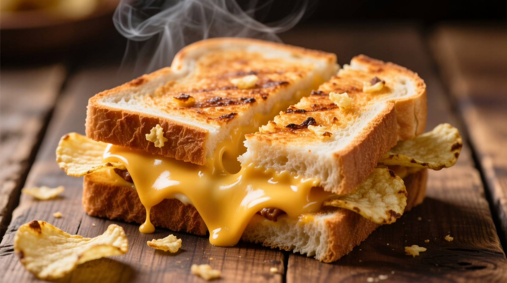 potato chip grilled cheese sandwich recipe