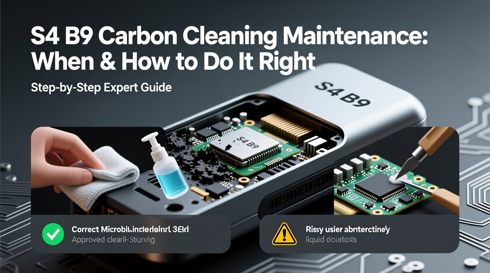 s4 b9 carbon cleaning maintenance