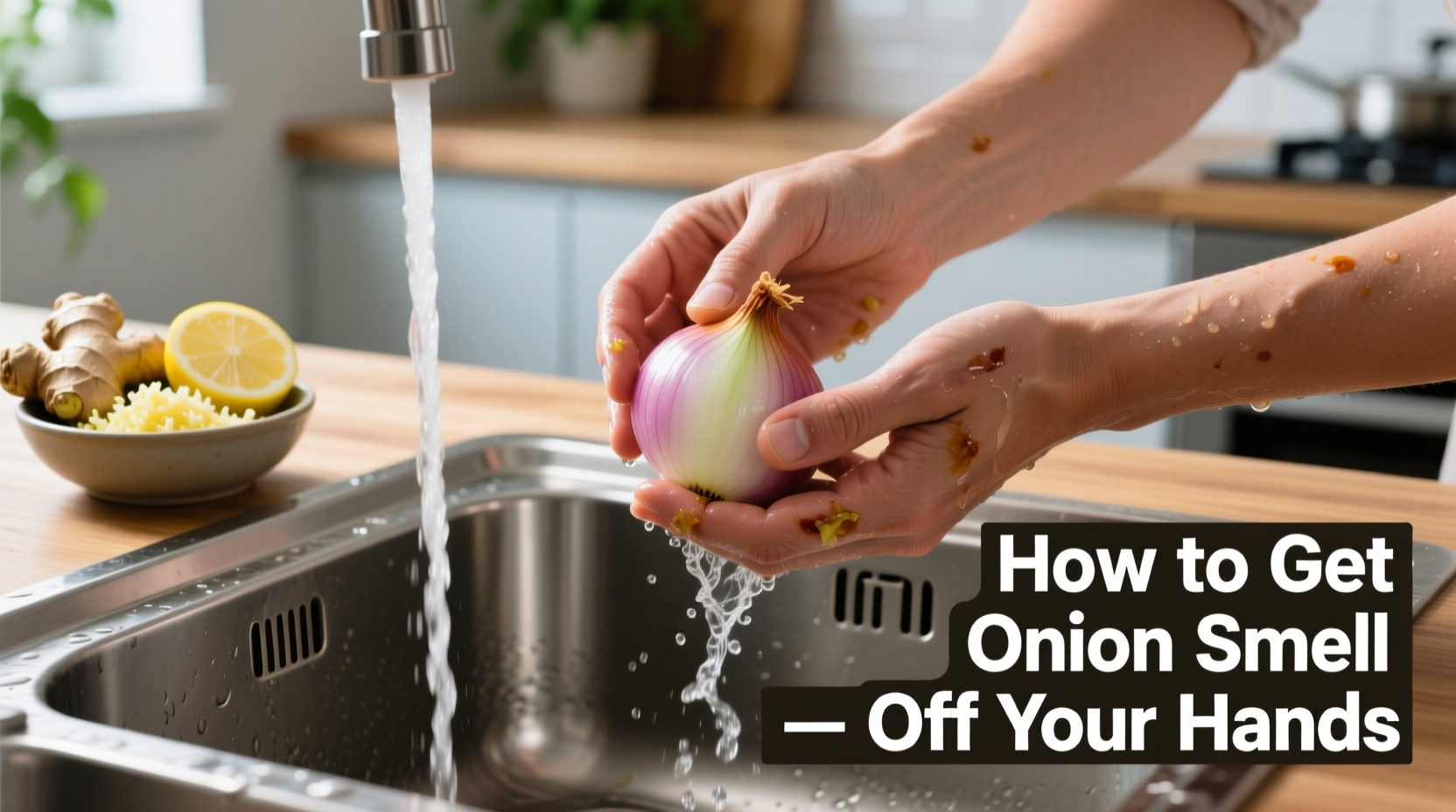 how to get onion smell off your hands