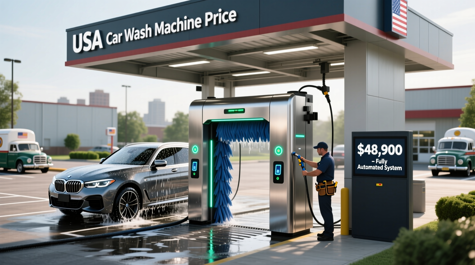 How to Choose USA Car Wash Machine Price, How Much Is a Car Wash Machine?