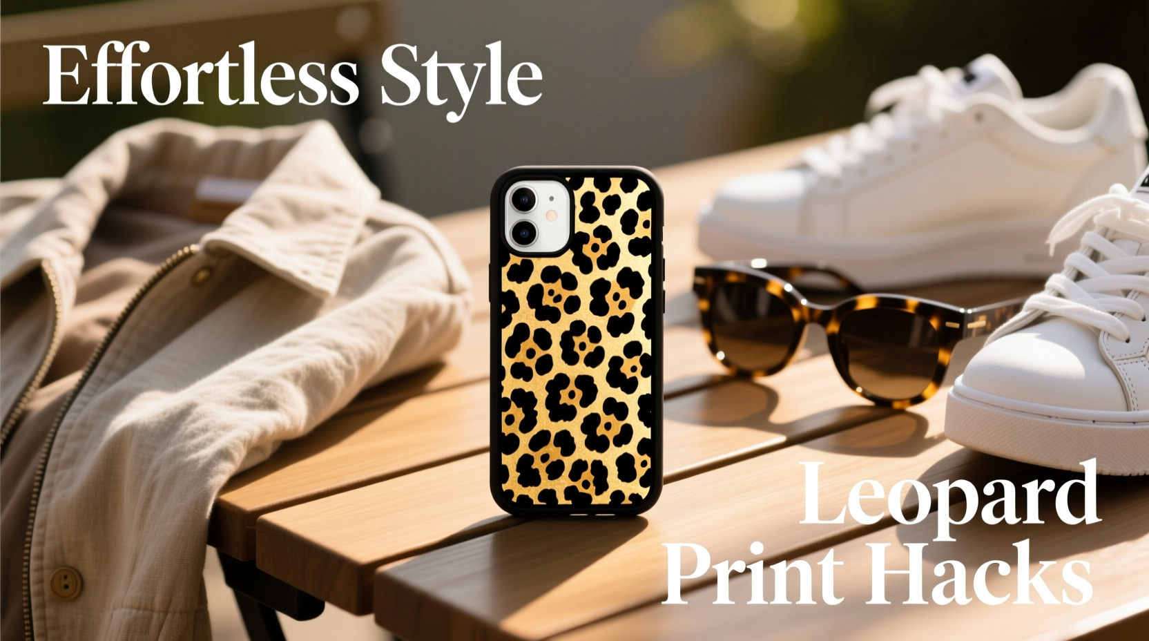 effortless outfit hacks to perfectly style your leopard print iphone case