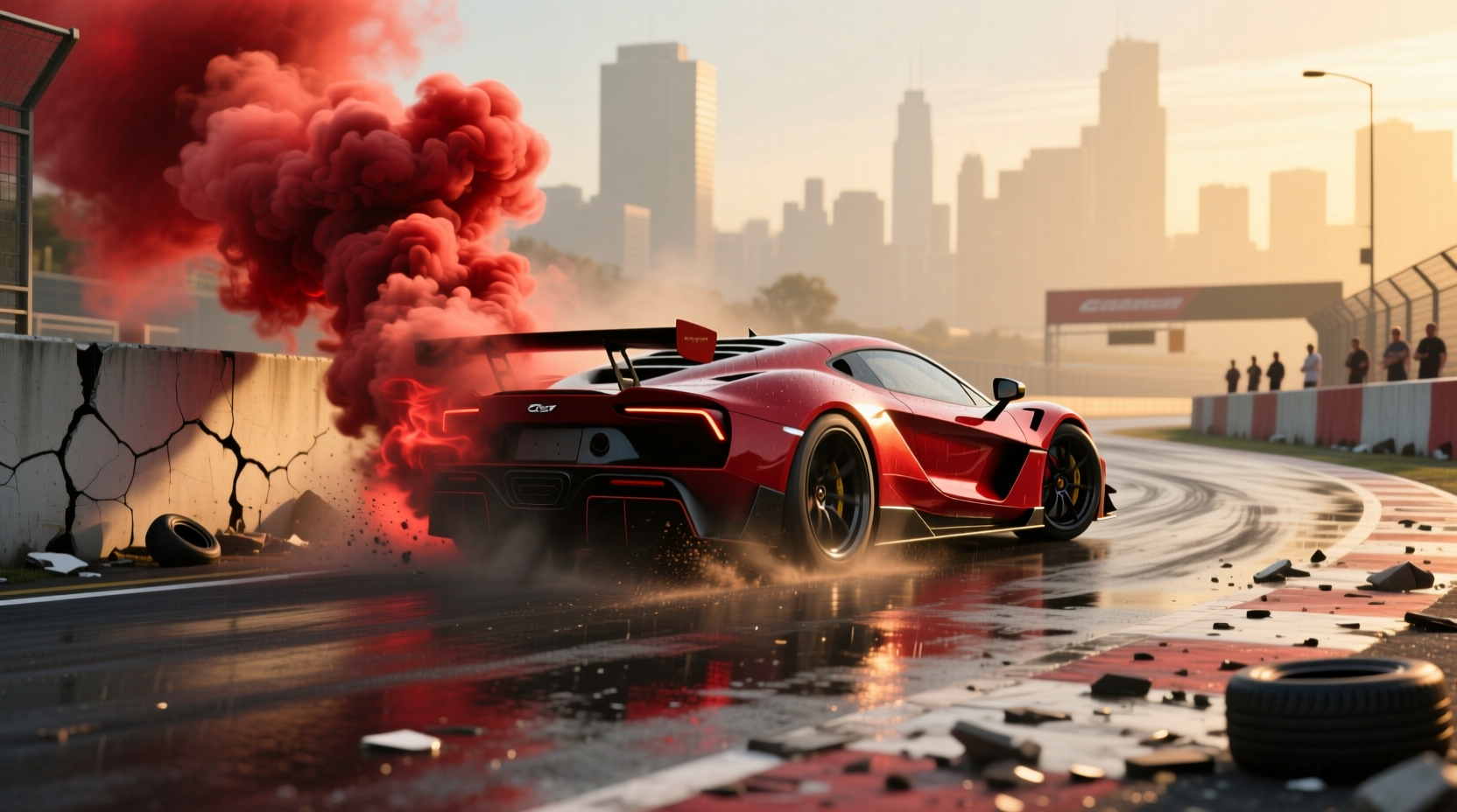 What Causes Red Tire Smoke on Motorcycles?