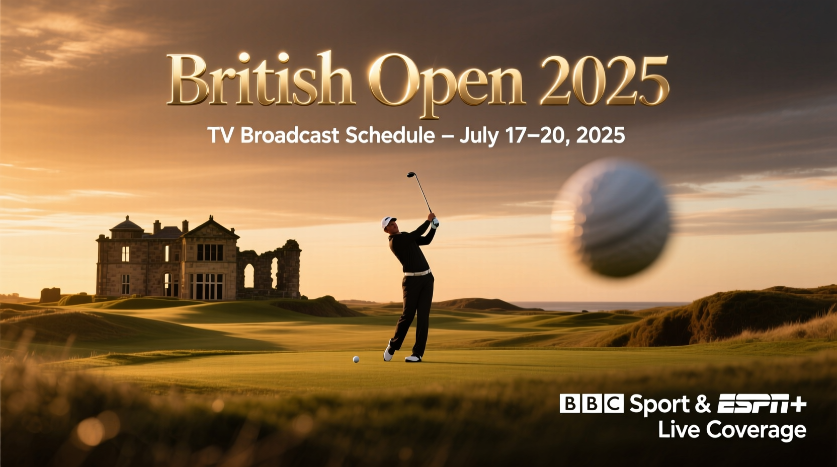 when is the british open on tv