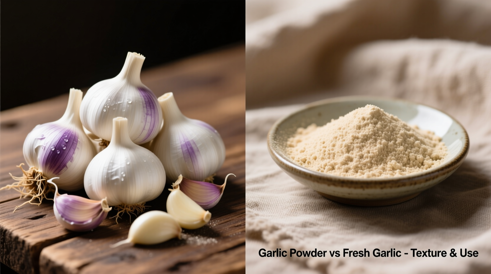 Knoblauchpulver vs frischer Knoblauch: Wann welches verwenden