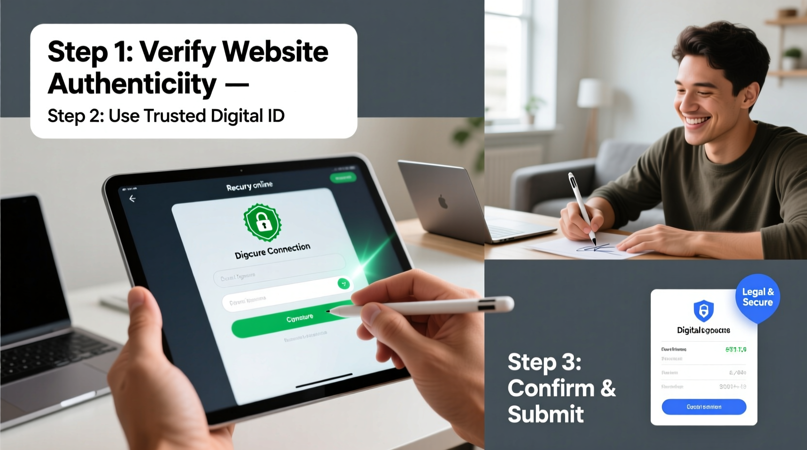 step by step guide how to easily sign an online form securely and legally