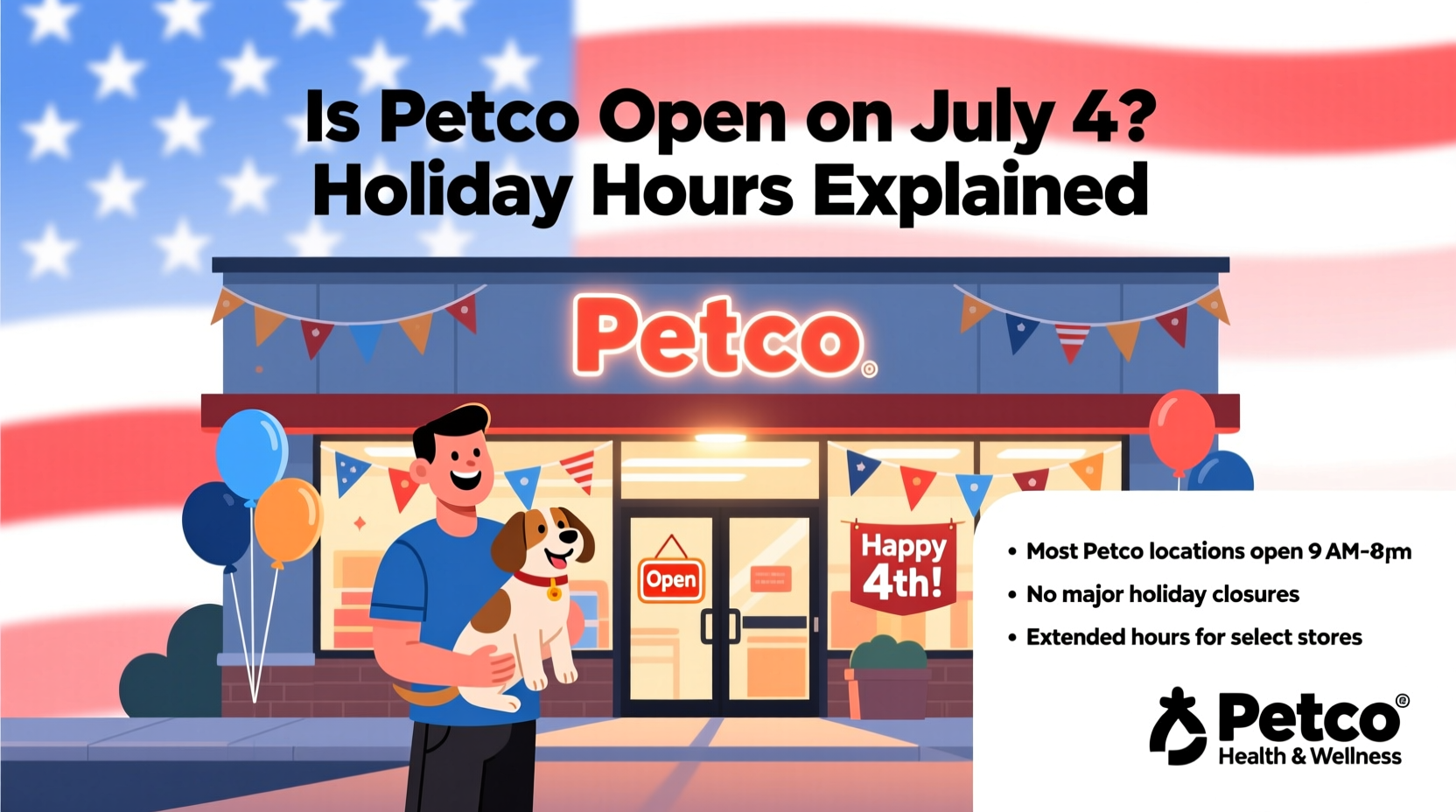 is petco open on july 4