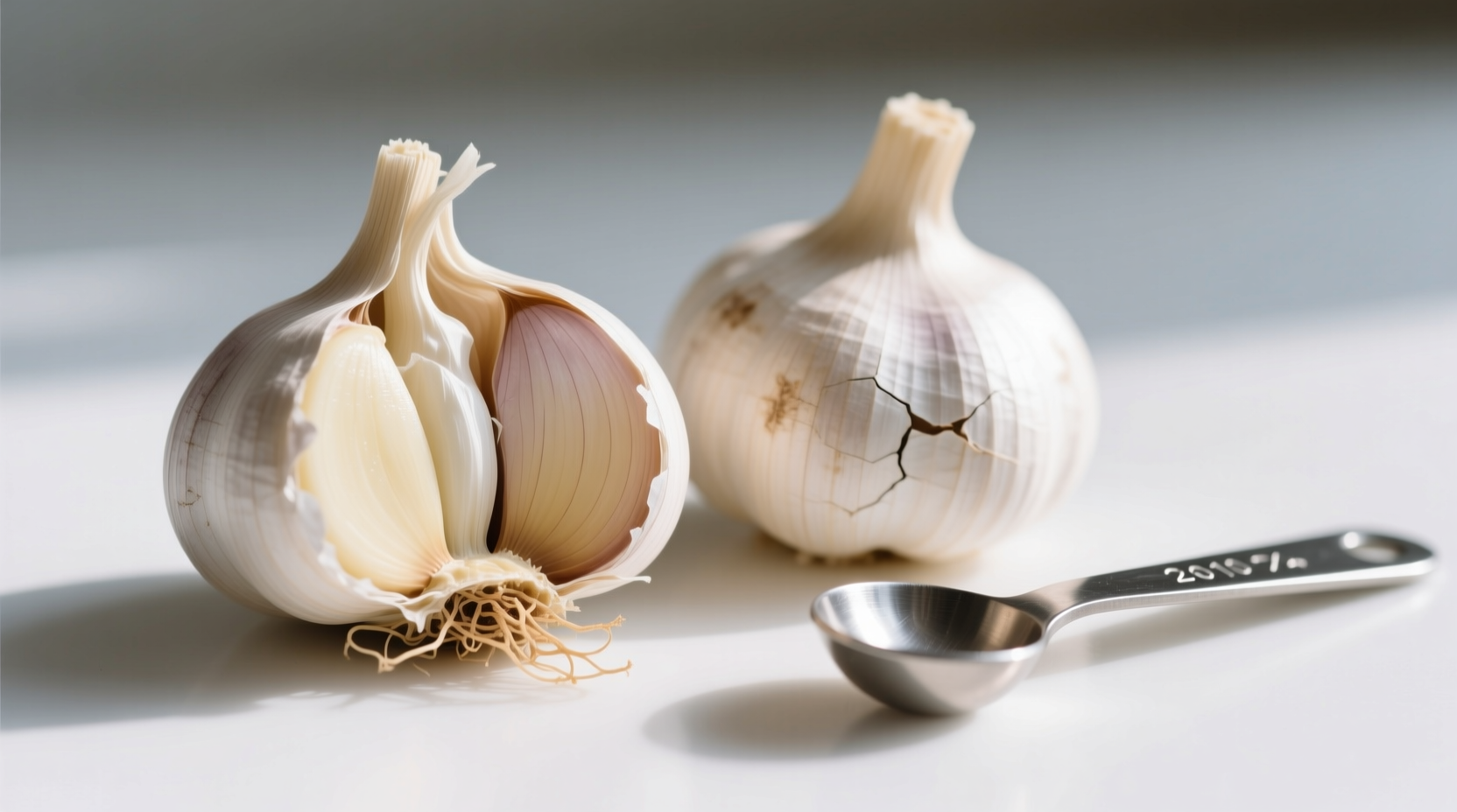 2 cloves of garlic to tsp