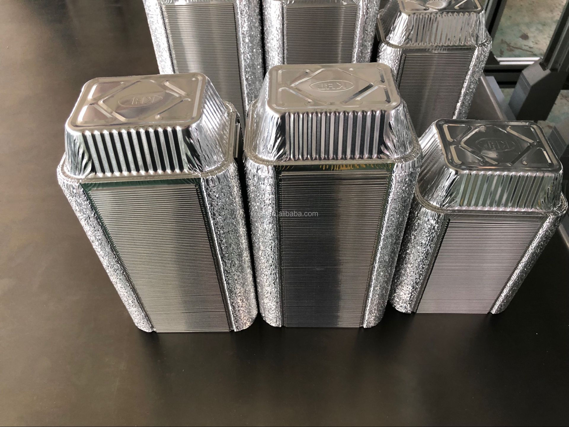 一次性航空铝箔容器制造机 - buy aluminum foil container machine