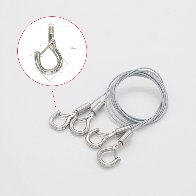 stainless steel hanging system hanging steel wire rope for LED