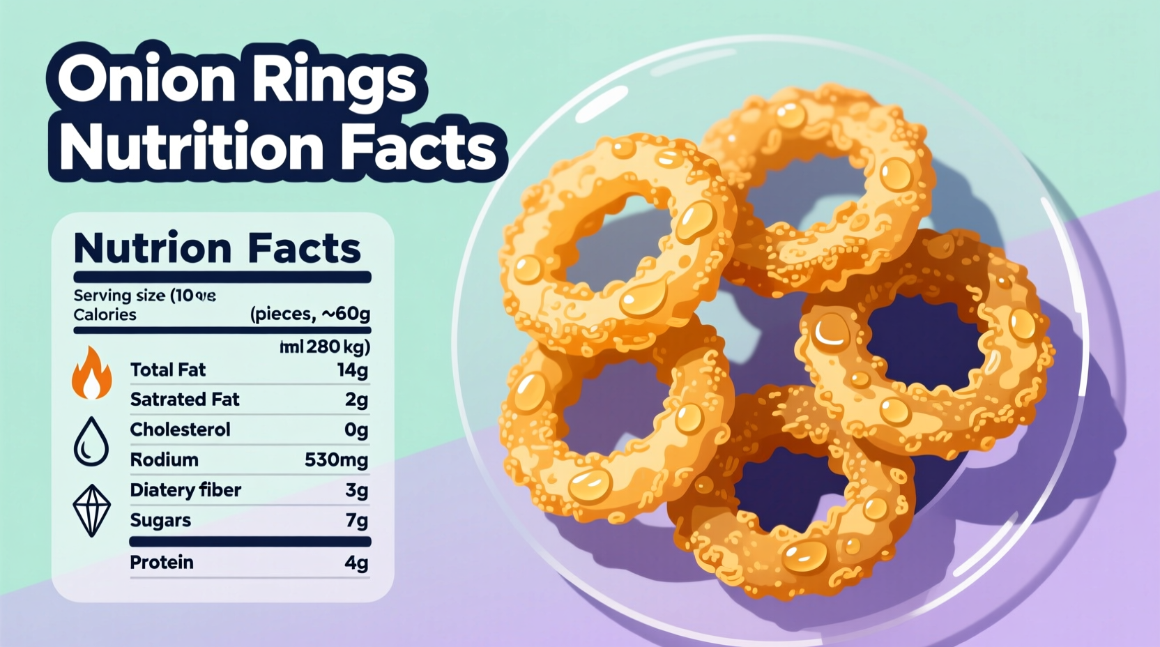 onion rings nutrition facts