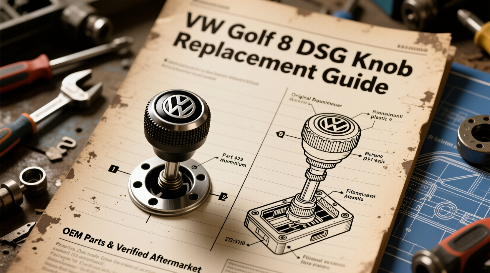 Golf R Engine Knob VW Golf 8 DSG Knob Replacement Guide: OEM Parts & Verified Aftermarket