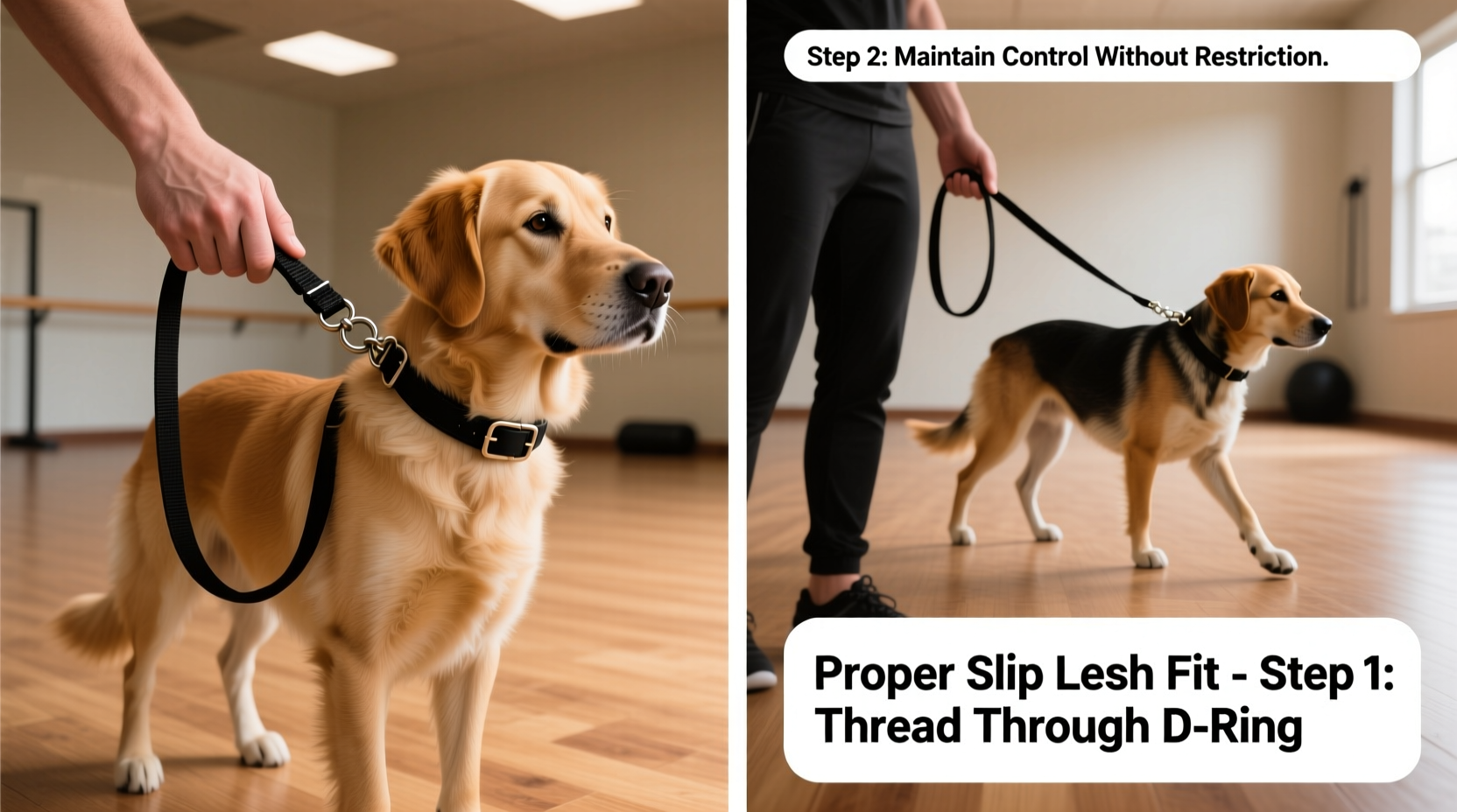 mastering the slip leash a step by step guide to properly fit and use on your dog