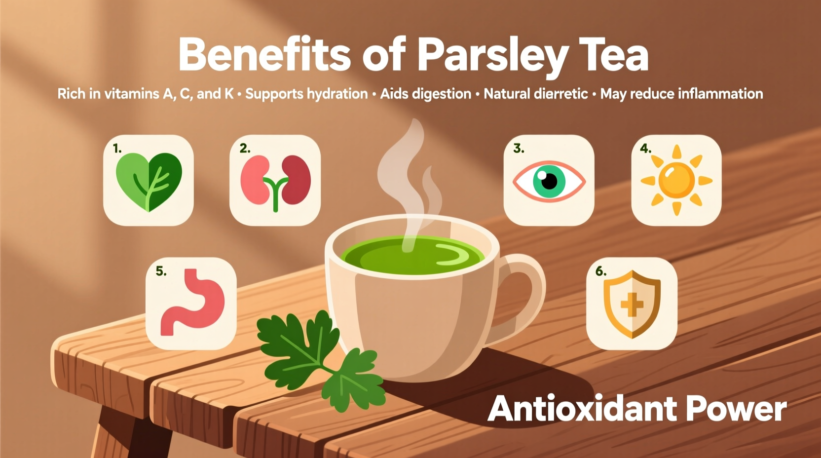 Science-Backed Benefits of Parsley Tea for Health