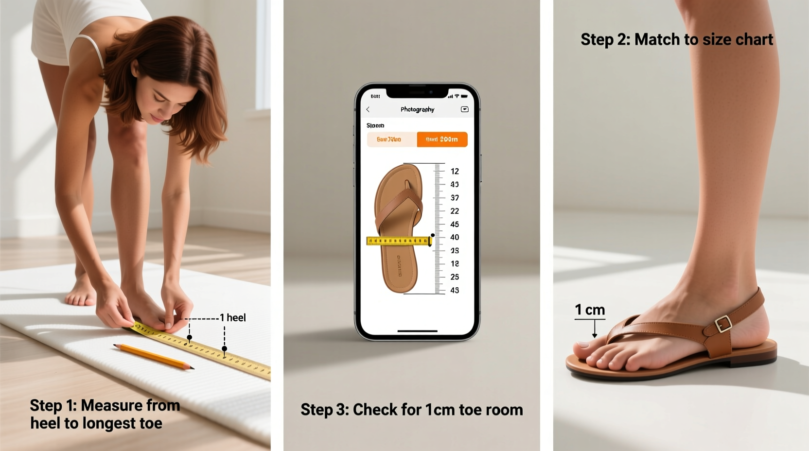 step by step guide to measuring your feet for perfect fitting sandals every time