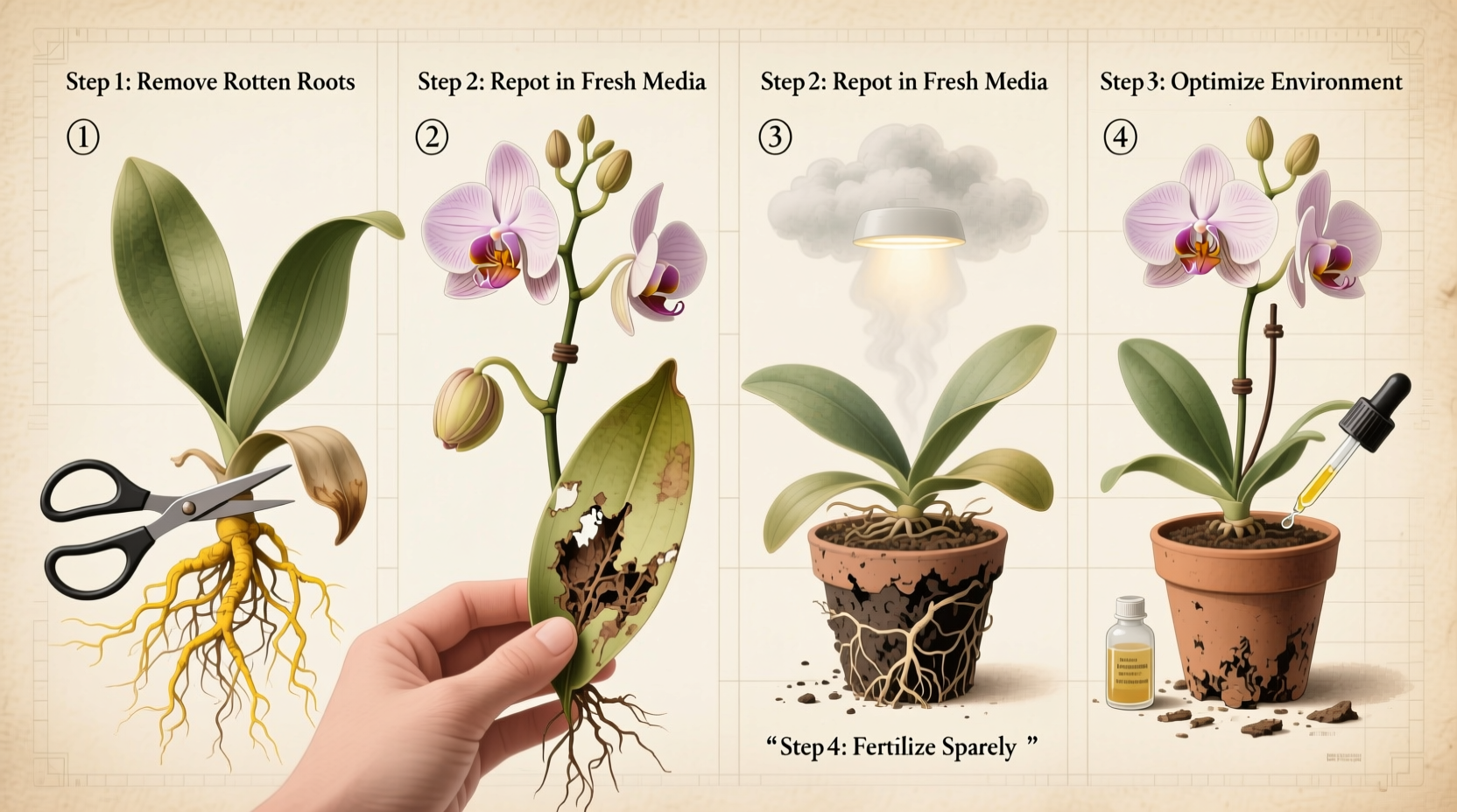 how do i save my orchid