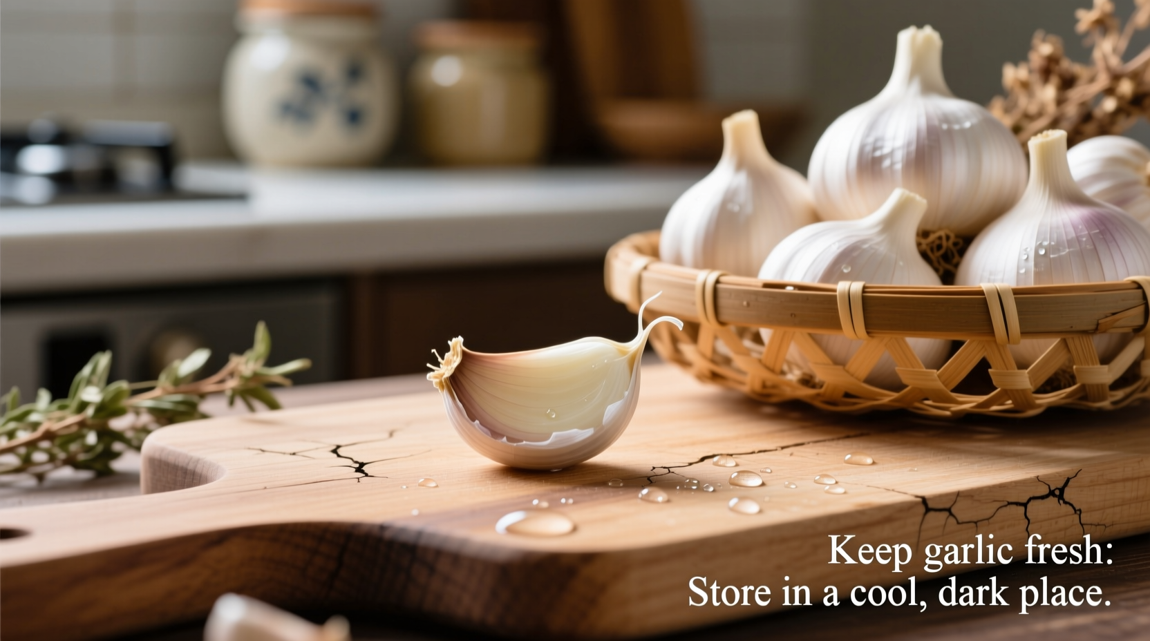 how to keep garlic cloves fresh