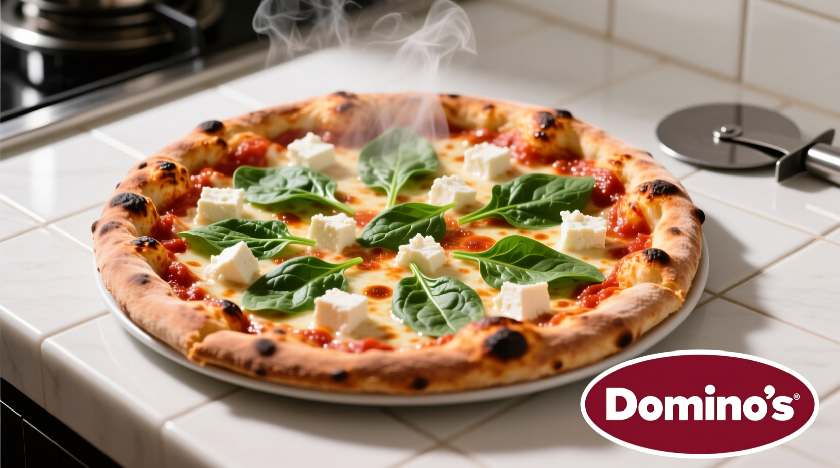 Domino's Spinach and Feta Pizza: Ingredients, Nutrition & Review