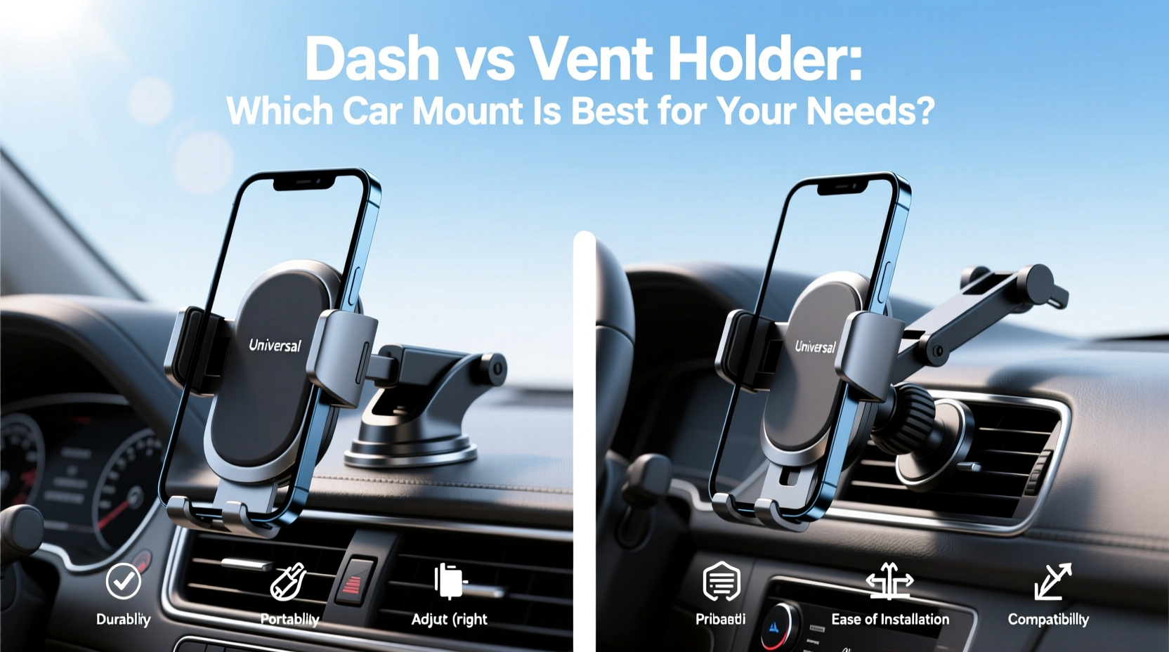 dash vs vent holder