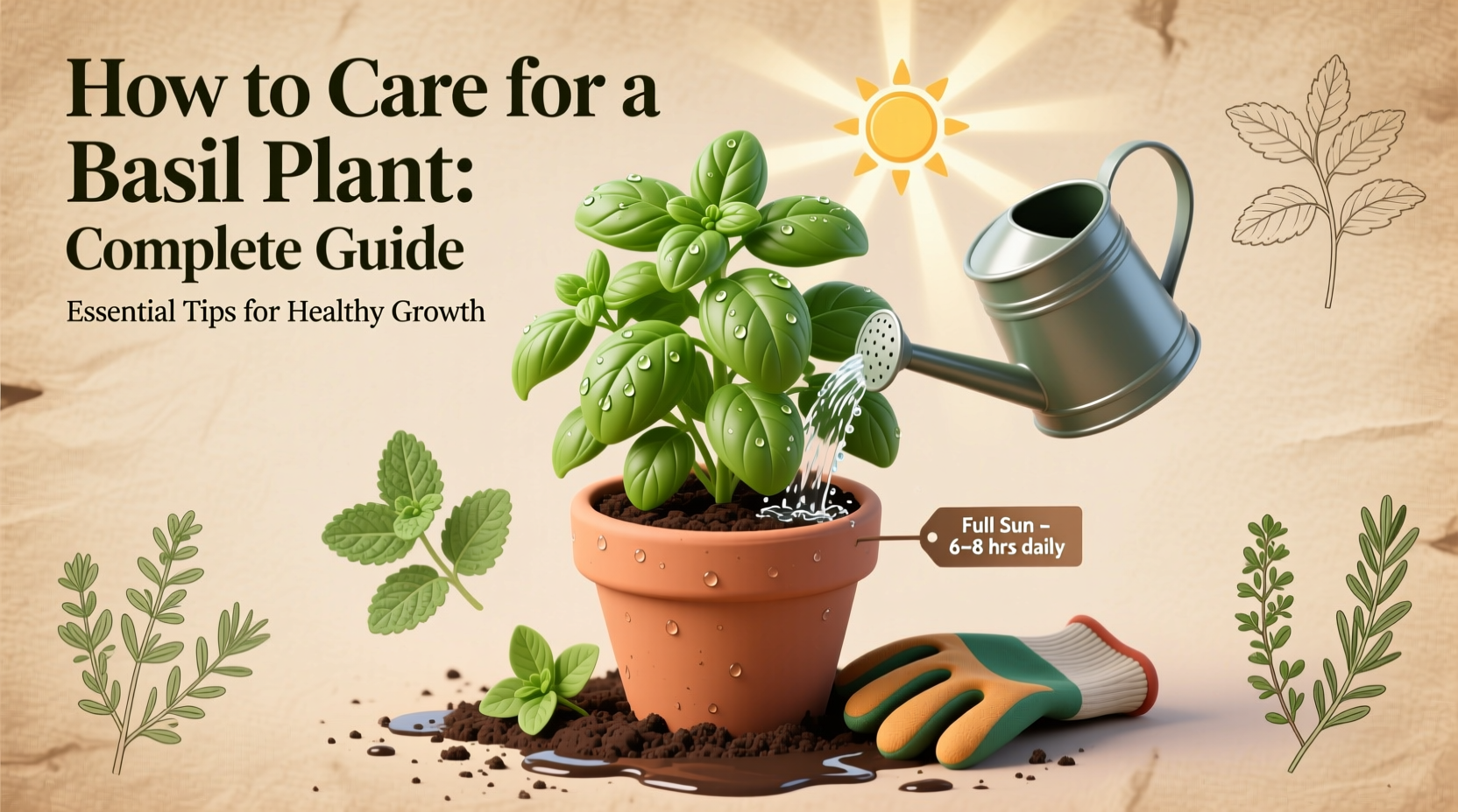 how do you care for a basil plant