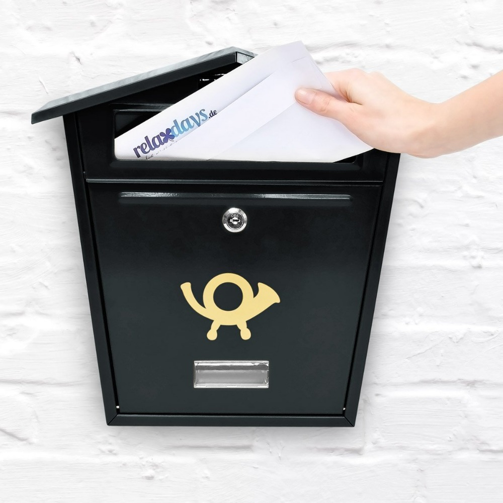 户外壁挂信箱,冷轧钢板金属钥匙锁定邮箱邮箱信箱