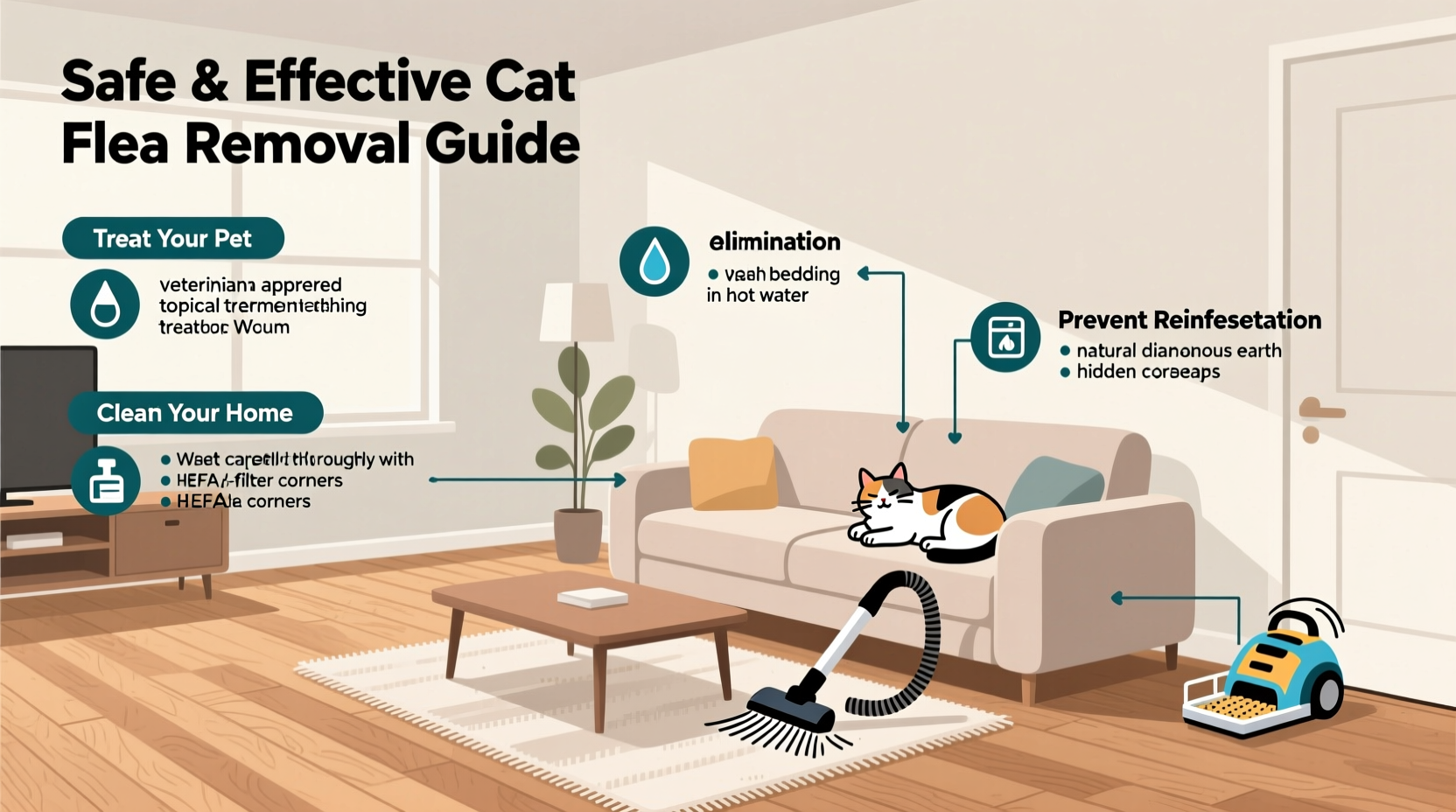 effective strategies for treating your home to eliminate cat fleas safely and thoroughly