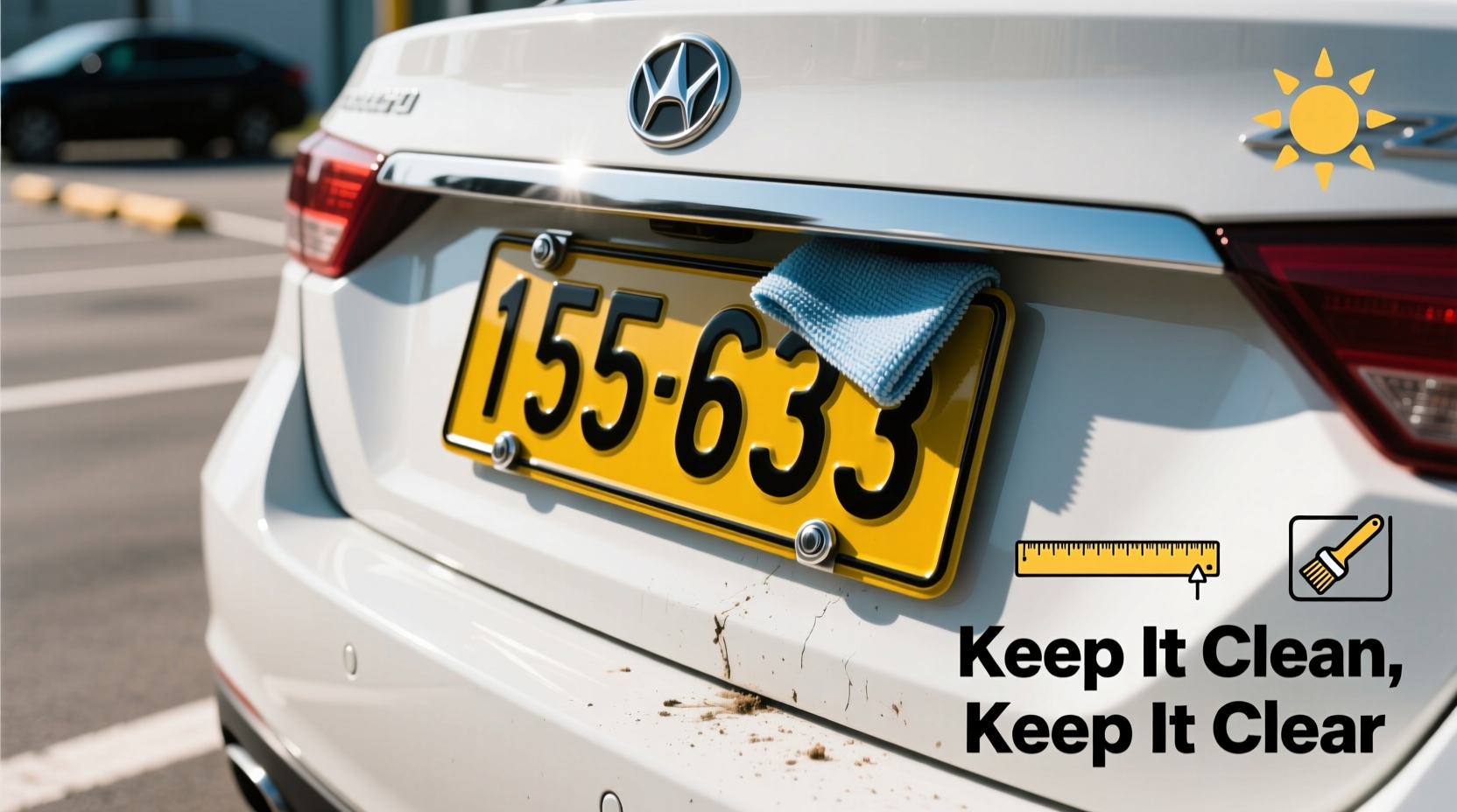 effective tips to make your car parking number plate more visible and easily readable
