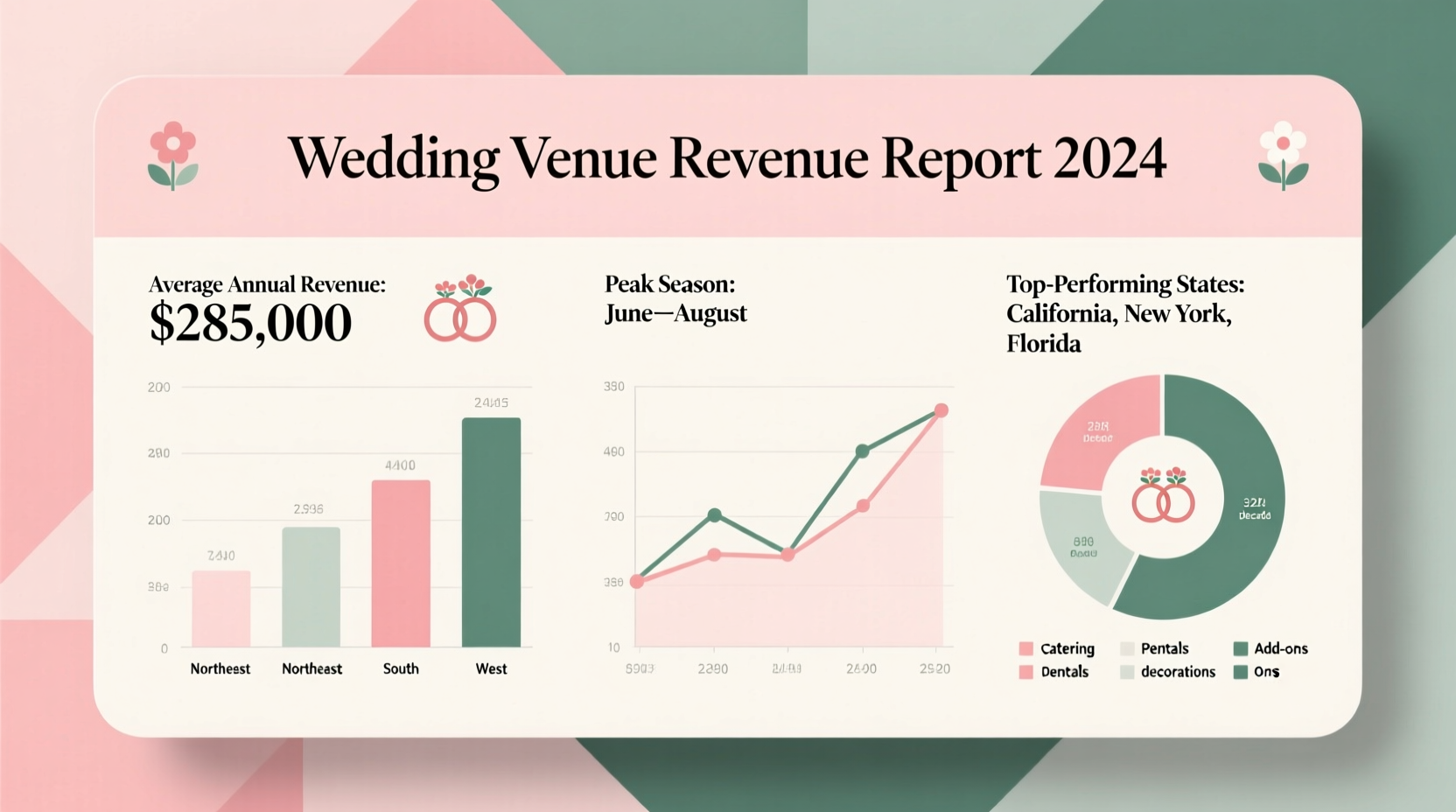 how much do wedding venues make a year
