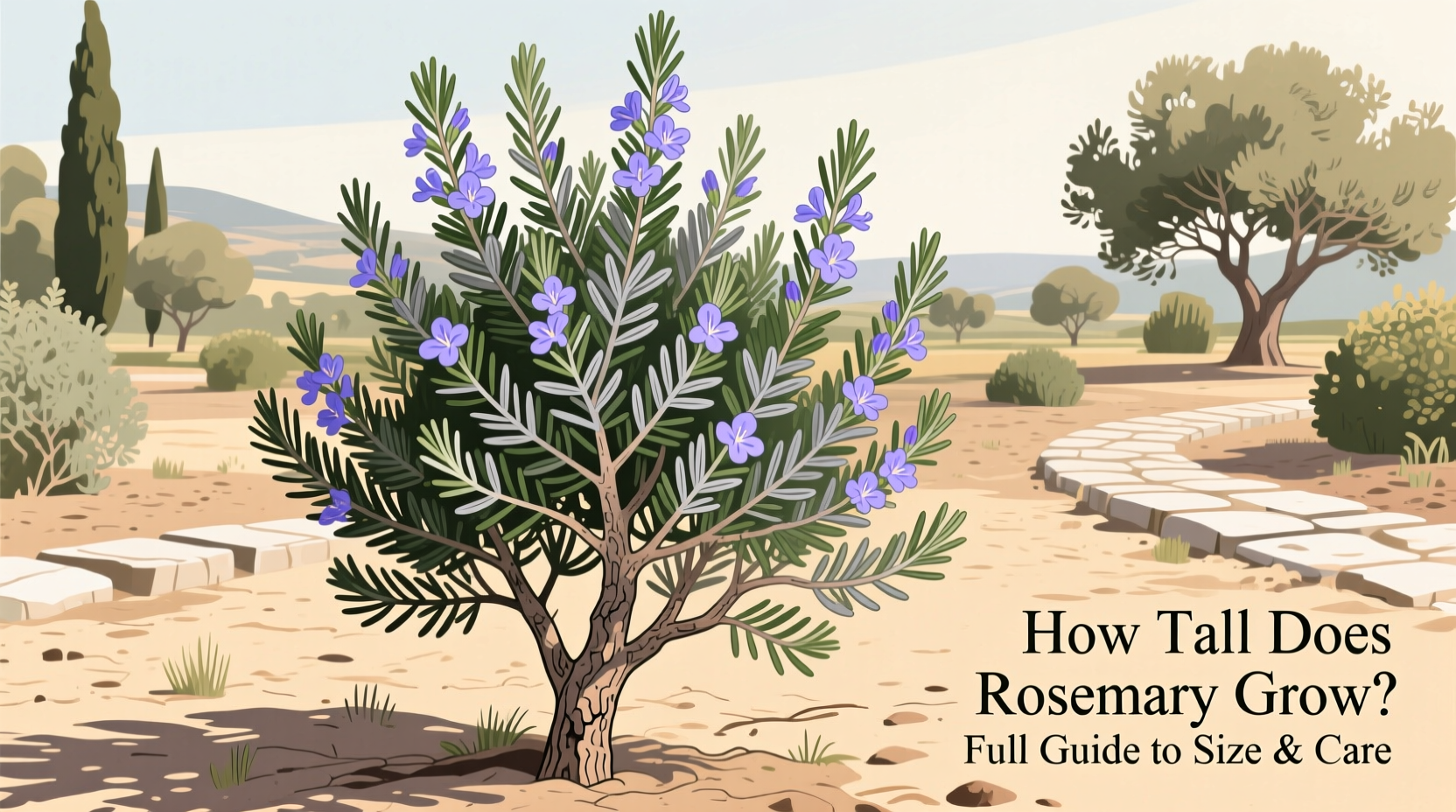 how tall does rosemary plant grow