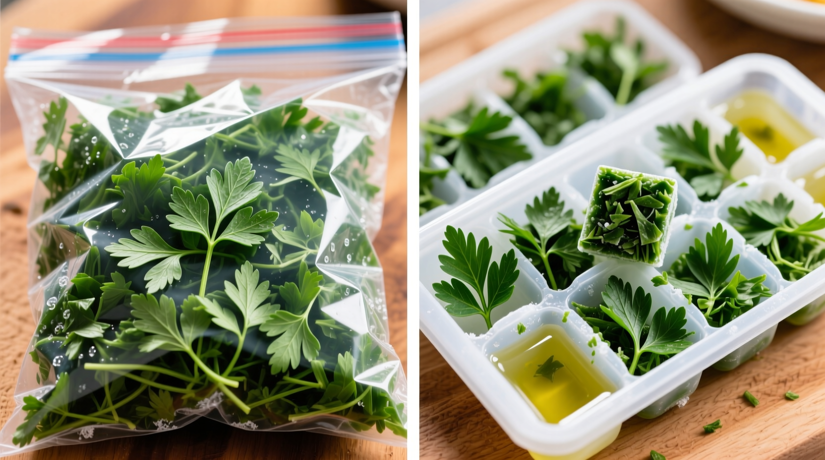 can you freeze parsley