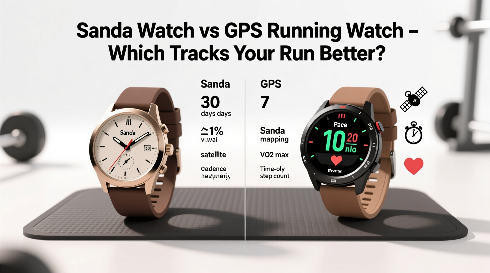 sanda watch vs gps running watch which is really better for tracking your run