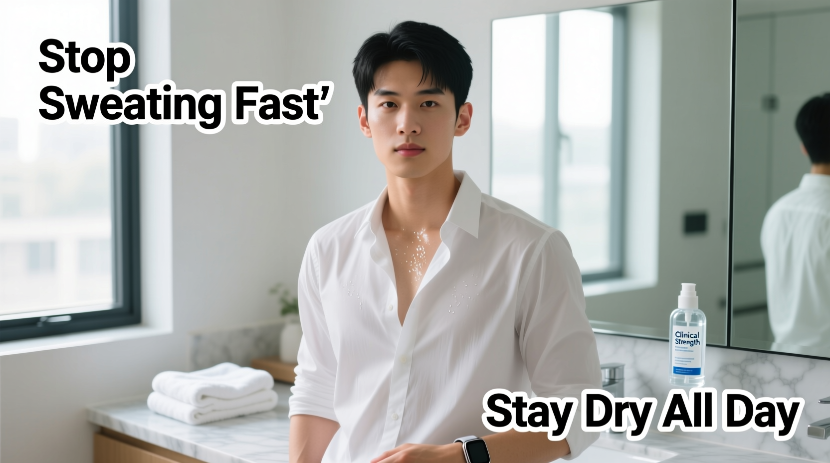 effective tips and tricks to stop sweating fast and stay dry all day