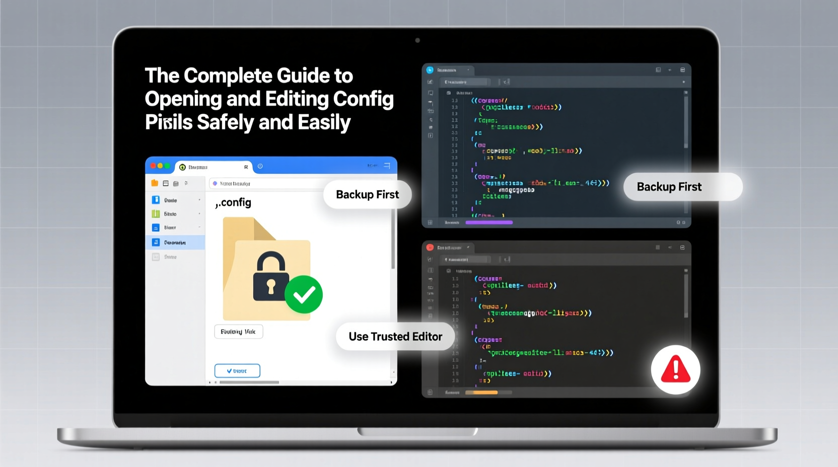the complete guide to opening and editing config files safely and easily