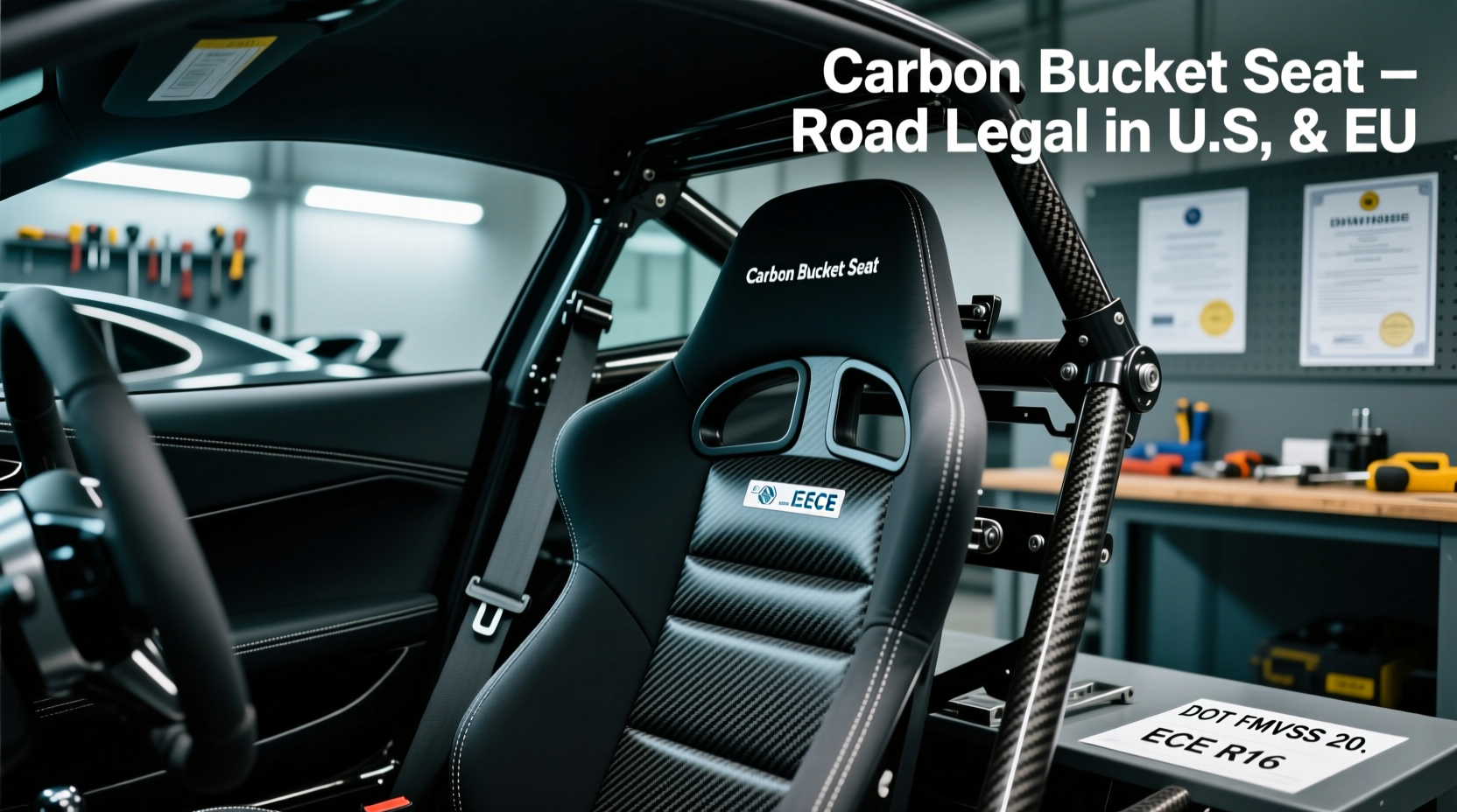 carbon bucket seat legality