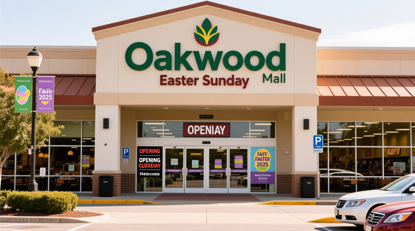 is oakwood mall open on easter